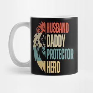 Daddy, Husband, Protector, Hero Mug